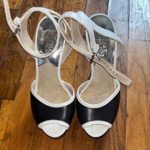 Michael Kors Black and White Heels